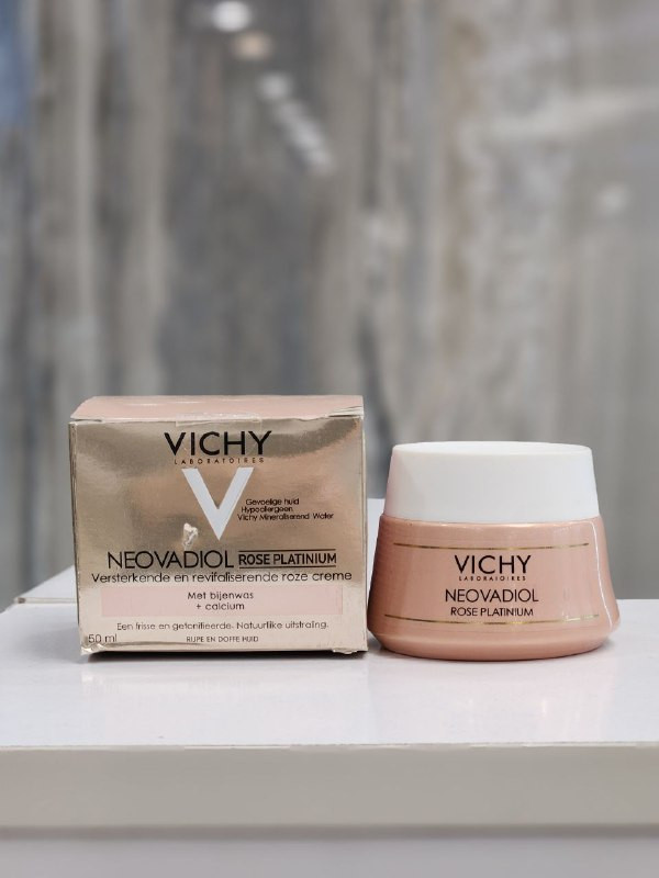 کرم ضد چروک و جوانساز قوی ویشی VICHY مدل نئووادیول NEOVADIOL سری رز پلاتینیوم ROSE PLATINIUM
