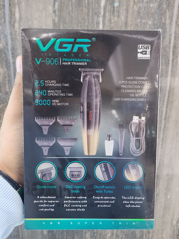 ماشین اصلاح سر و صورت وی جی آر مدل V-906