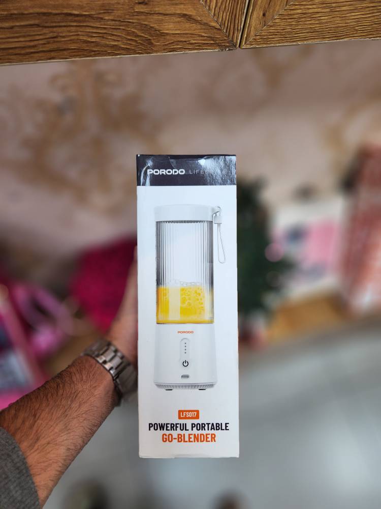 🥤 شیکر شارژی پرودو مدل  | Porodo Lifestyle Powerful Portable